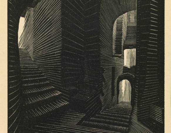 M.C. Escher, Covered Alley in Atrani (1931)