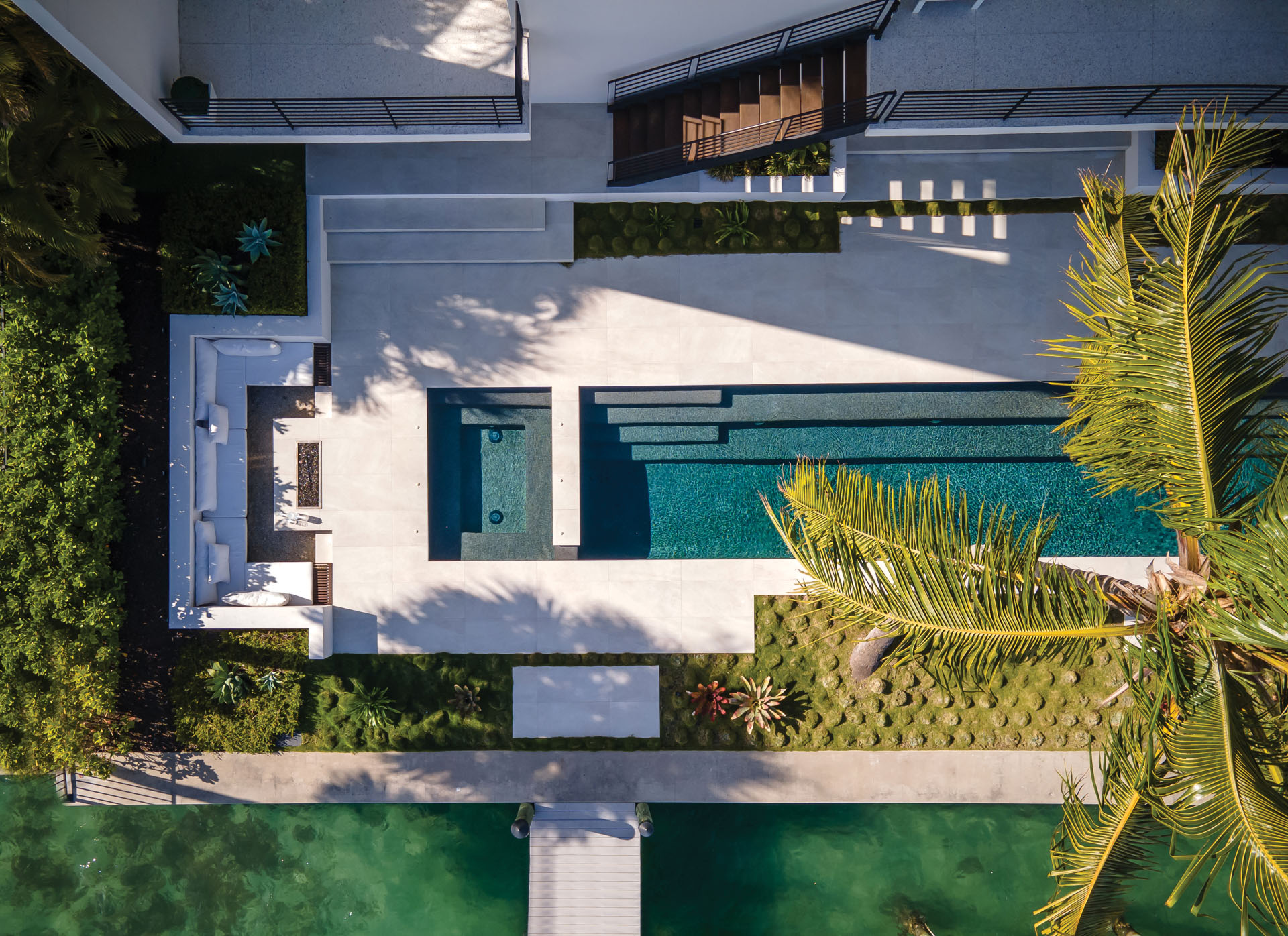 David Young sarasota house aerial view