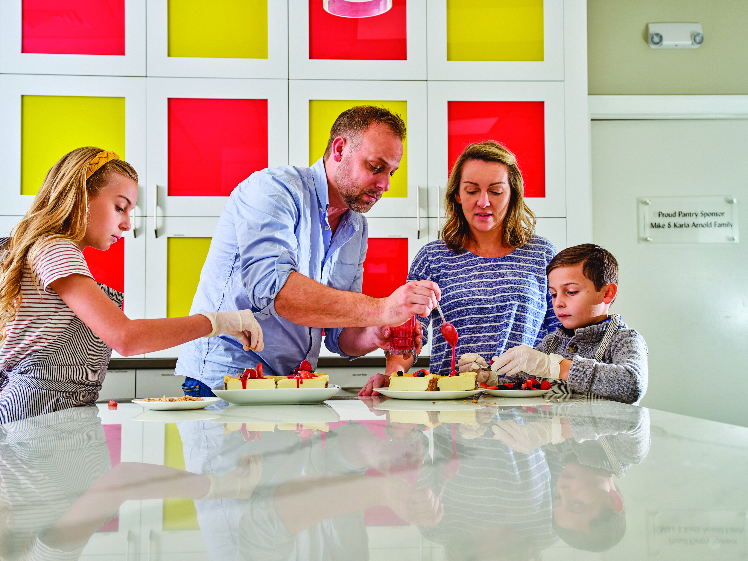 Family Cooking at Ronald McDonald House