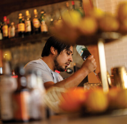 Bicyclette Cookshop bartender Edgar Sierra