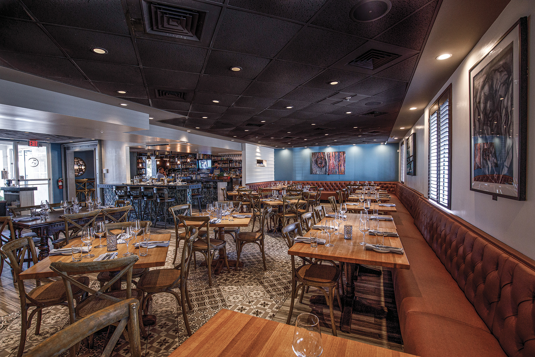 Seventh South Craft Food and Drink dining room in Naples